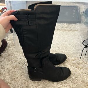 Black boots